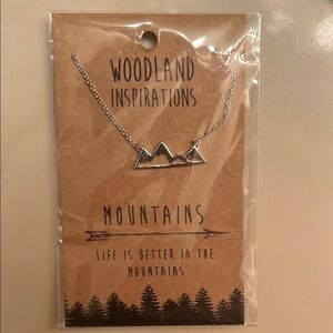 Mountain Pewter Necklace